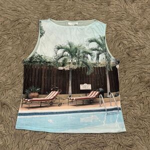 Topshop poolside blouse size 12
